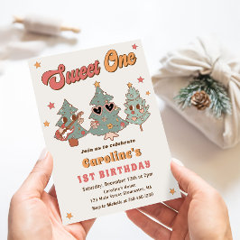 Groovy Rockin' Kerstboom Hippie Verjaardag Kaart