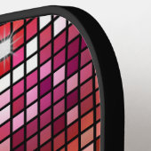 Groovy Rode Disco Bal Retro 70's Pickleball Paddle (Links Detail)