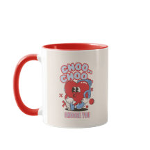Groovy Rode Hart Choo Choo Kies Jou Valentijnsgesc