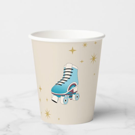 Groovy Roller Schaatsen Party Cups Papieren Bekers (Voorkant)