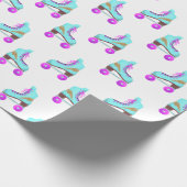 Groovy Roller Schaatsen Pattern Cadeaupapier (Hoek)