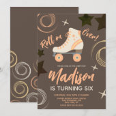 Groovy Roller Skates Rollerskaten Kaart (Voorkant / Achterkant)