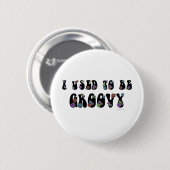Groovy Ronde Button 5,7 Cm (Voorkant /achterkant)