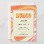 Groovy Roze en Oranje Bunco Kaart (Voorkant)