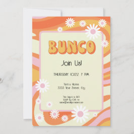 Groovy Roze en Oranje Bunco Kaart
