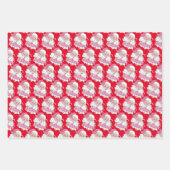 Groovy  roze kerstman gelooft Kerstmis Inpakpapier Vel (Voorkant 3)