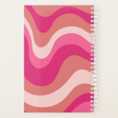Groovy Roze Retro Leraar Planner (Achterkant)