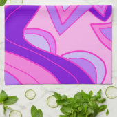 Groovy Roze Theedoek (Gevouwen)
