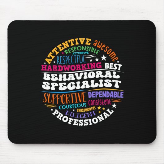 Groovy RTI Behavioral Specialist Response Interven Muismat (Voorkant)