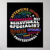 Groovy RTI Behavioral Specialist Response Interven Poster (Voorkant)