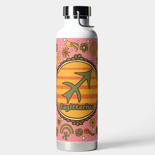 Groovy Sagittarius Custom Waterfles (Links)