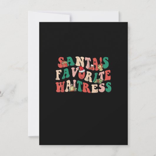 Groovy Santa's favoriete weekmaker voor kerstmis X Kaart (Voorkant)