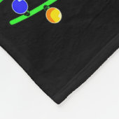 Groovy Santa's Favorite Midwife Nurse Christmas Sa Fleece Deken (Hoek)