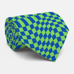 Groovy schaakbord, Y2K 90s Stropdas