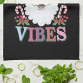 Groovy Schattigee Kerstman Holly Jolly Vibes Xmas Theedoek (Gevouwen)