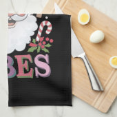 Groovy Schattigee Kerstman Holly Jolly Vibes Xmas Theedoek (Quarter Fold)