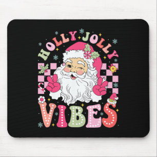 Groovy Schattigee Kerstman Kerstvibes Xmas Vrouwen Muismat