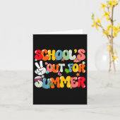 Groovy Scholen uit voor Summer Afstuderen Afstuder Kaart (Gele Bloem)