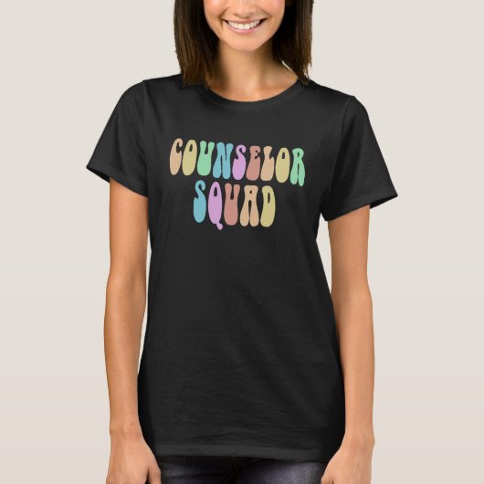 Groovy School COUNSELOR SQUAD College Guidance Cou T-shirt (Voorkant)