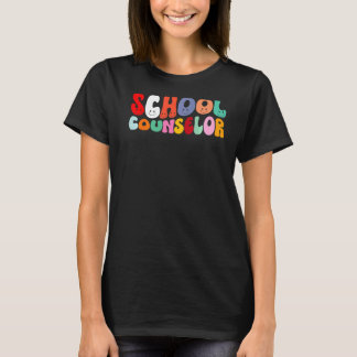Groovy  School Counselor Waardering Terug T-shirt
