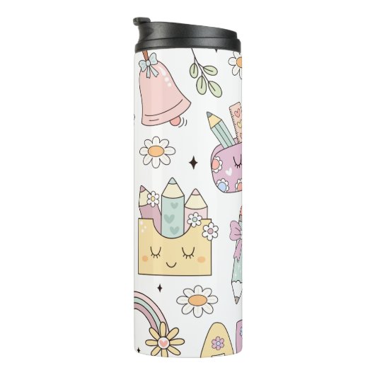 Groovy School Design Thema Thermosbeker (Geroteerd rechts)