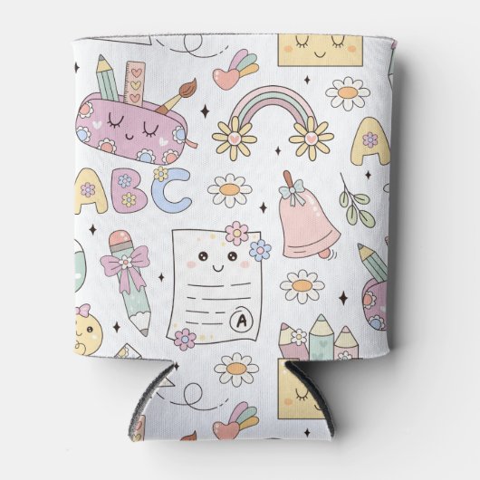 Groovy School Design Theme Blikjeskoeler (Voorkant)