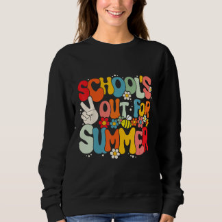 Groovy School s Out For Summer Graduation Teacher  Trui