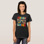 Groovy School s Out For Summer T-shirt (Voorkant volledig)