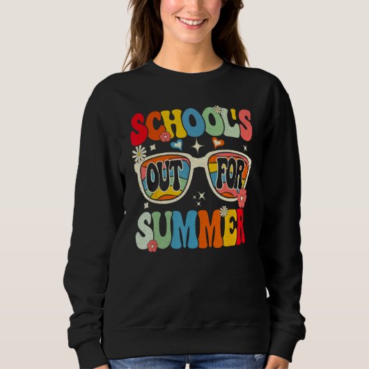 Groovy School s Out For Summer Trui (Voorkant)