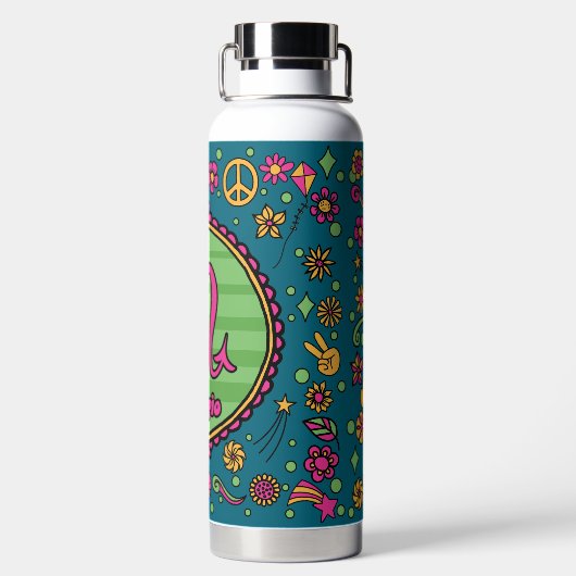 Groovy Scorpio Custom Waterfles (Achterkant)