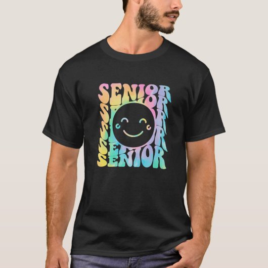 Groovy Senior 2022 Class Of 2022 Highschool Gradua T-shirt (Voorkant)