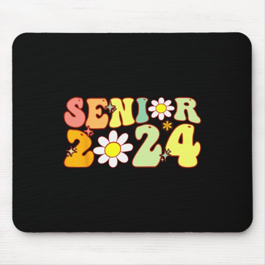 Groovy Senior 2024 terug naar school Afstuderen kl Muismat (Voorkant)