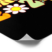 Groovy Senior 2024 terug naar school Afstuderen kl Poster (Hoek)