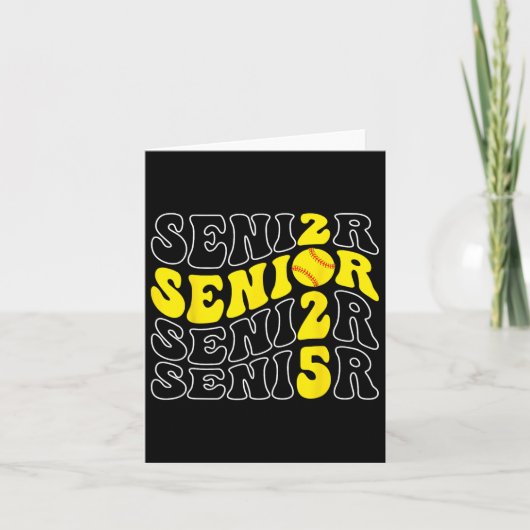 Groovy Senior 2025 Softll CL van 2025 Afstuderen S Kaart (Voorkant)