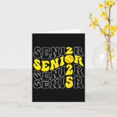 Groovy Senior 2025 Softll CL van 2025 Afstuderen S Kaart (Gele Bloem)