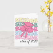 Groovy Senior Jaar 2025 Afstuderen Senior CL van 2 Kaart (Gele Bloem)