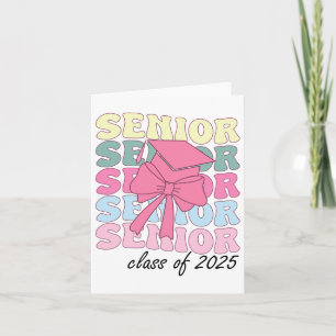 Groovy Senior Jaar 2025 Afstuderen Senior CL van 2 Kaart