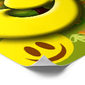 Groovy Seventies Pattern Poster (Hoek)