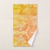 Groovy Seventies zonsopgang waterverf Bad Handdoek (Handdoek)