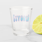Groovy. Shot Glas (Achterkant)