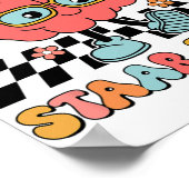 Groovy Show Uw Staar Power Brain Teacher Testen Poster (Hoek)