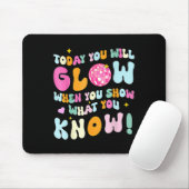 Groovy Show Wat je weet Test Testing Day Teacher Muismat (Met muis)