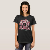 Groovy sikkelcel krijger regenboog bloem t-shirt (Voorkant volledig)