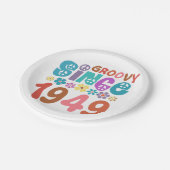 Groovy sinds 1949 papieren bordje (Gekanteld)