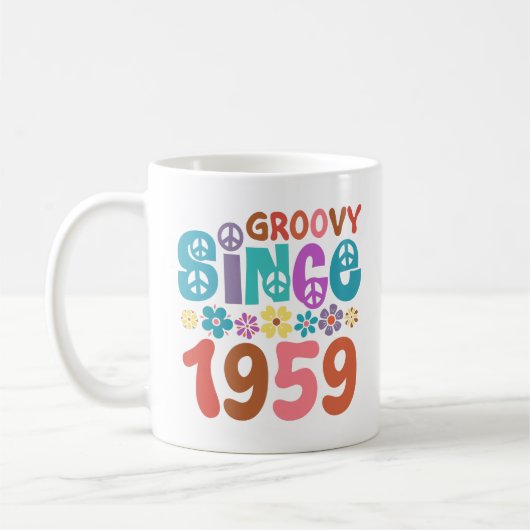 Groovy sinds 1959 koffiemok (Links)