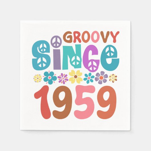 Groovy sinds 1959 servet (Voorkant)