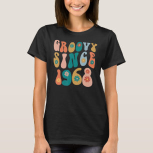 Groovy sinds 1968 54th Birthday Hippie Style 54 Ye T-shirt