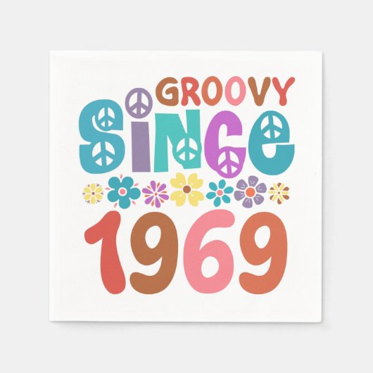 Groovy sinds 1969 servet (Voorkant)