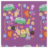 Groovy Sixties Mega Pattern Stof (Close Up)