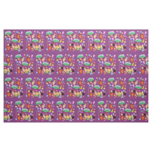 Groovy Sixties Mega Pattern Stof (Fat Quarter)